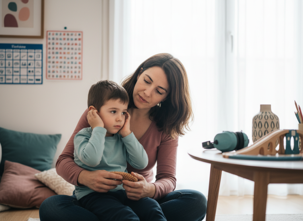 La ecolalia es su forma de sostenerse y empezar a comunicarse.